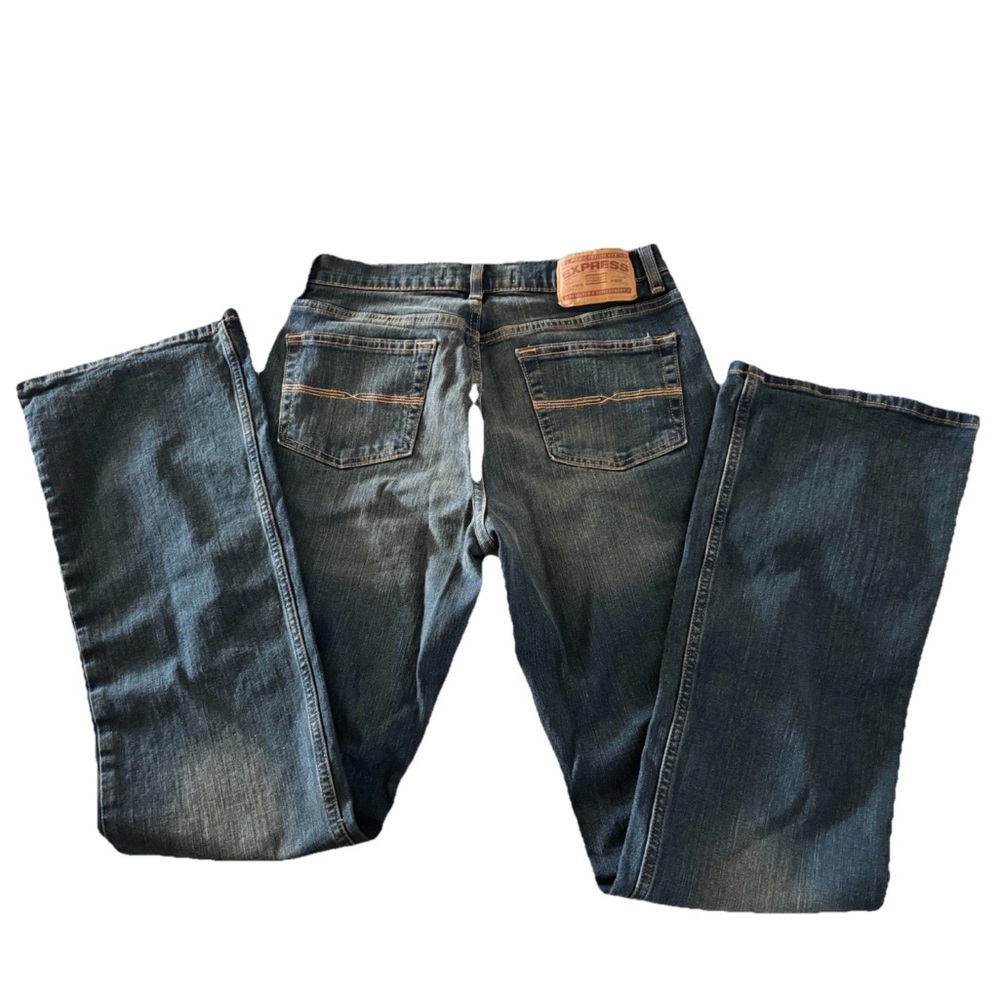NWT Express Jeans Women's Riot Siren Boot Cut Mid Rise Size 10 long